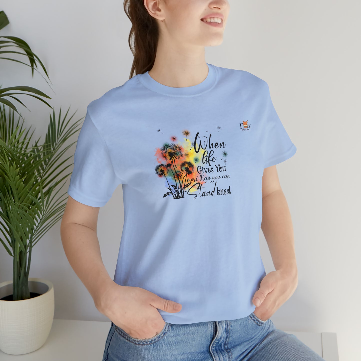 When life give you more than you can - Stand kneel-Unisex T-shirt