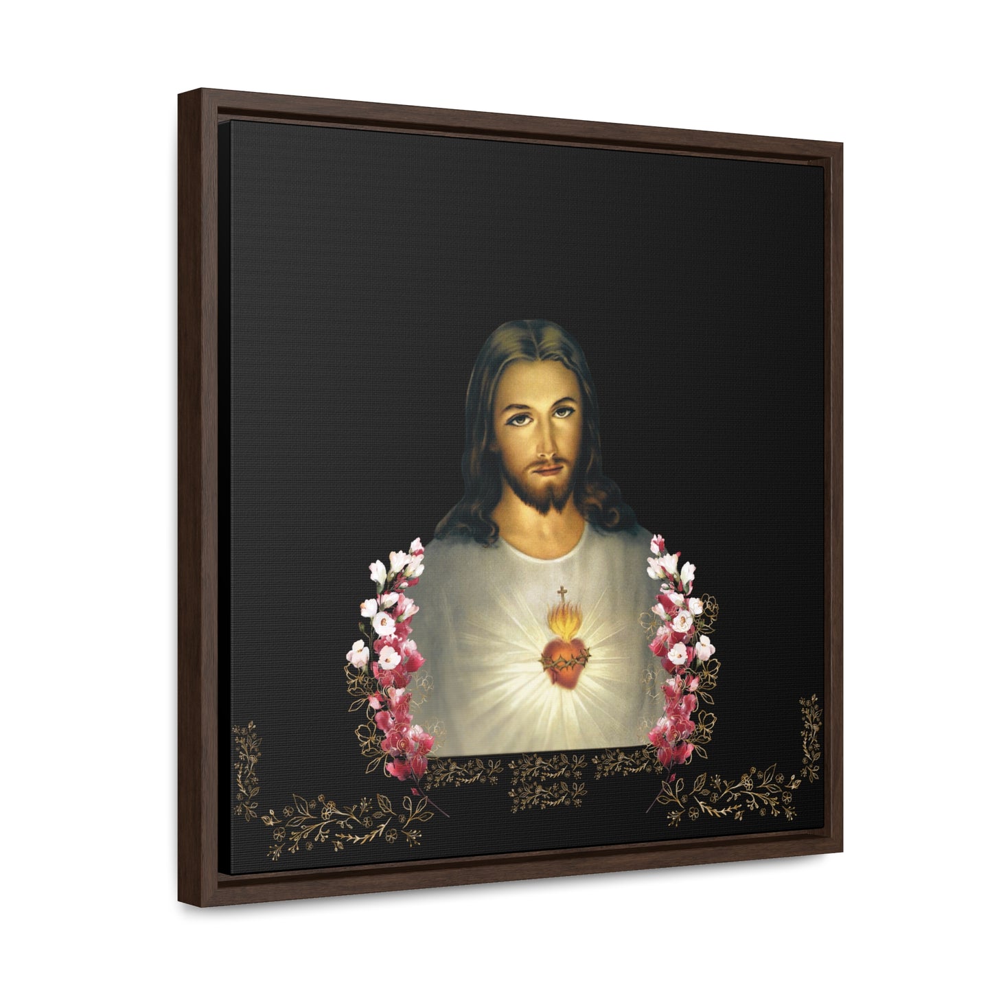 The Sacred Heart of Jesus and Flowers -The Catholic Church Of The Syriac Chaldean Tradition