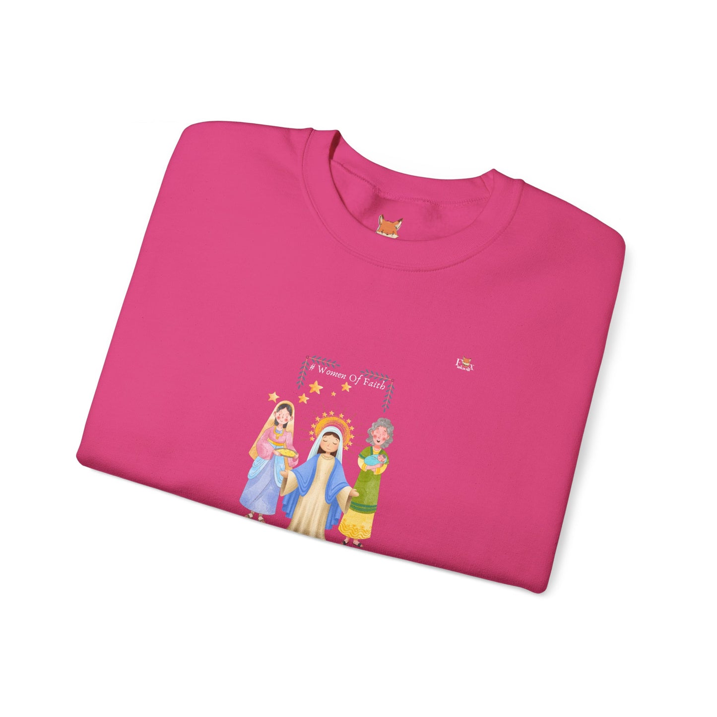 Women Of Faith- Unisex 2 sides -Crewneck Sweatshirt