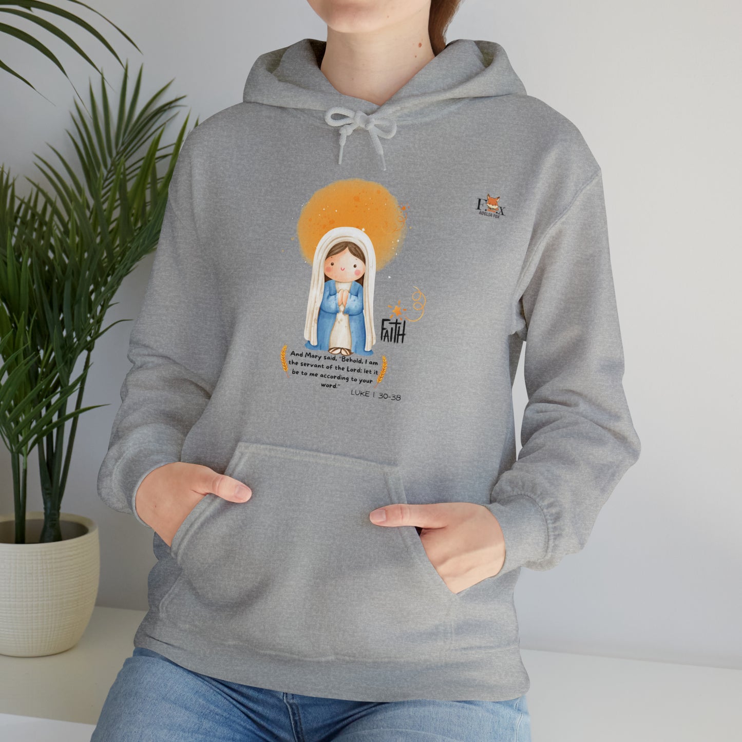 Mary Mother of God- Unisex Hooded Sweatshirt