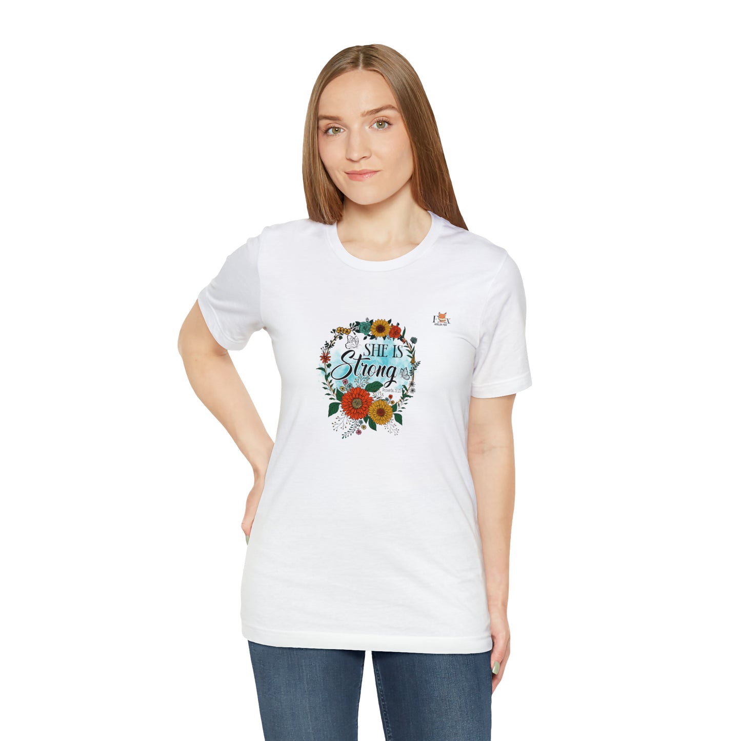 Flower crown - She is Strong Proverbs
