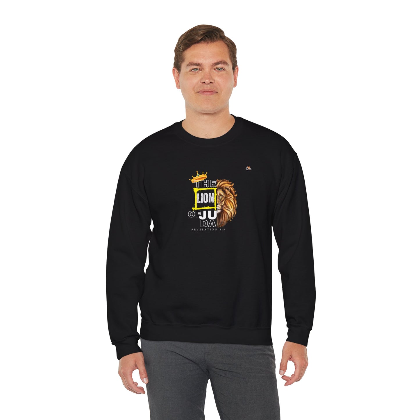 The Lion of Juda- Unisex Crewneck Sweatshirt