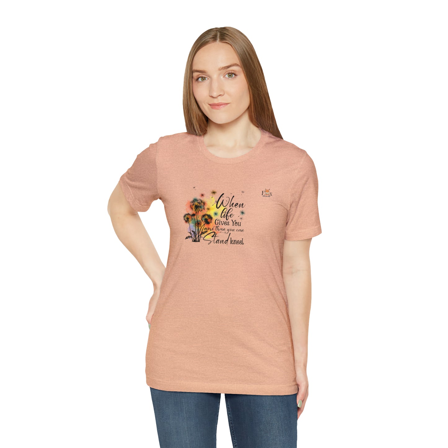 When life give you more than you can - Stand kneel-Unisex T-shirt