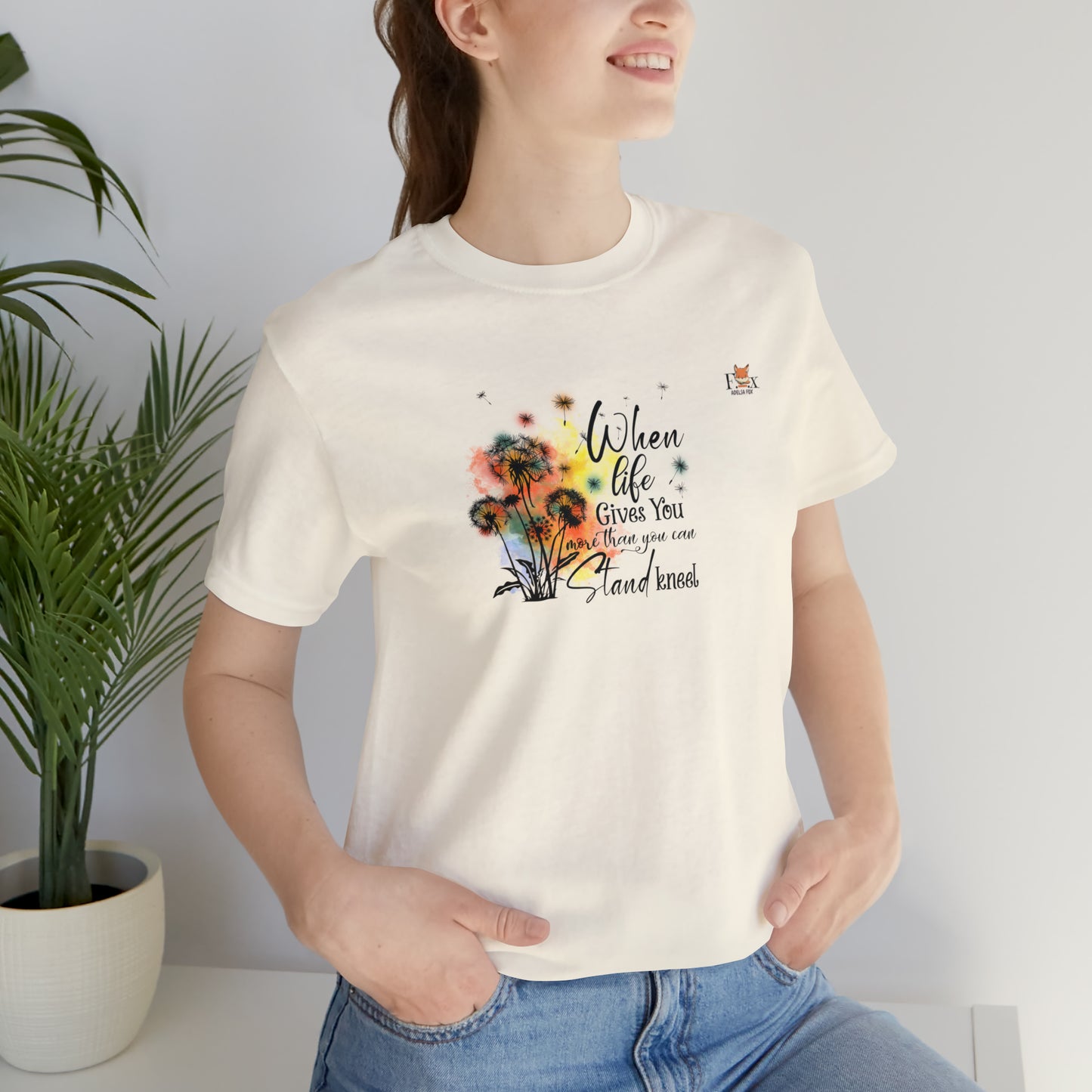 When life give you more than you can - Stand kneel-Unisex T-shirt