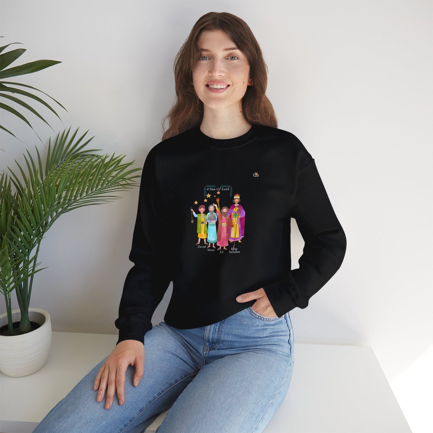 Men Of Faith- Unisex 2 sides -Crewneck Sweatshirt