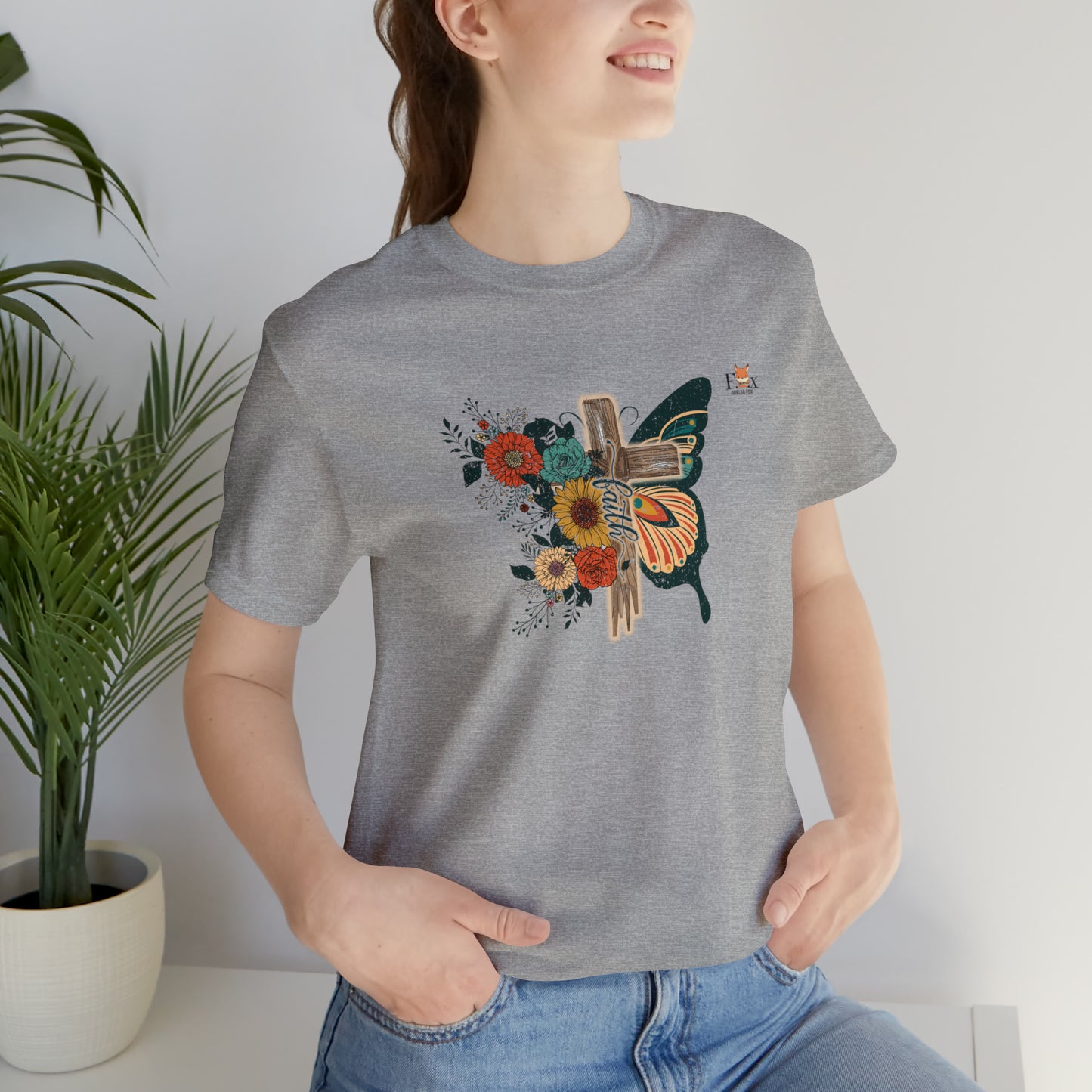 Beautiful Cross and butterfly