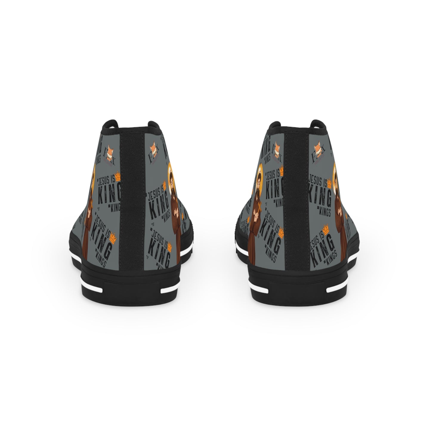Men's High Top Sneakers -Saint Francis of Assisi