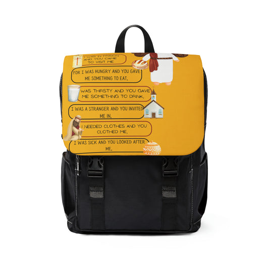 Unisex Casual  Backpack -I Love My Neighbor