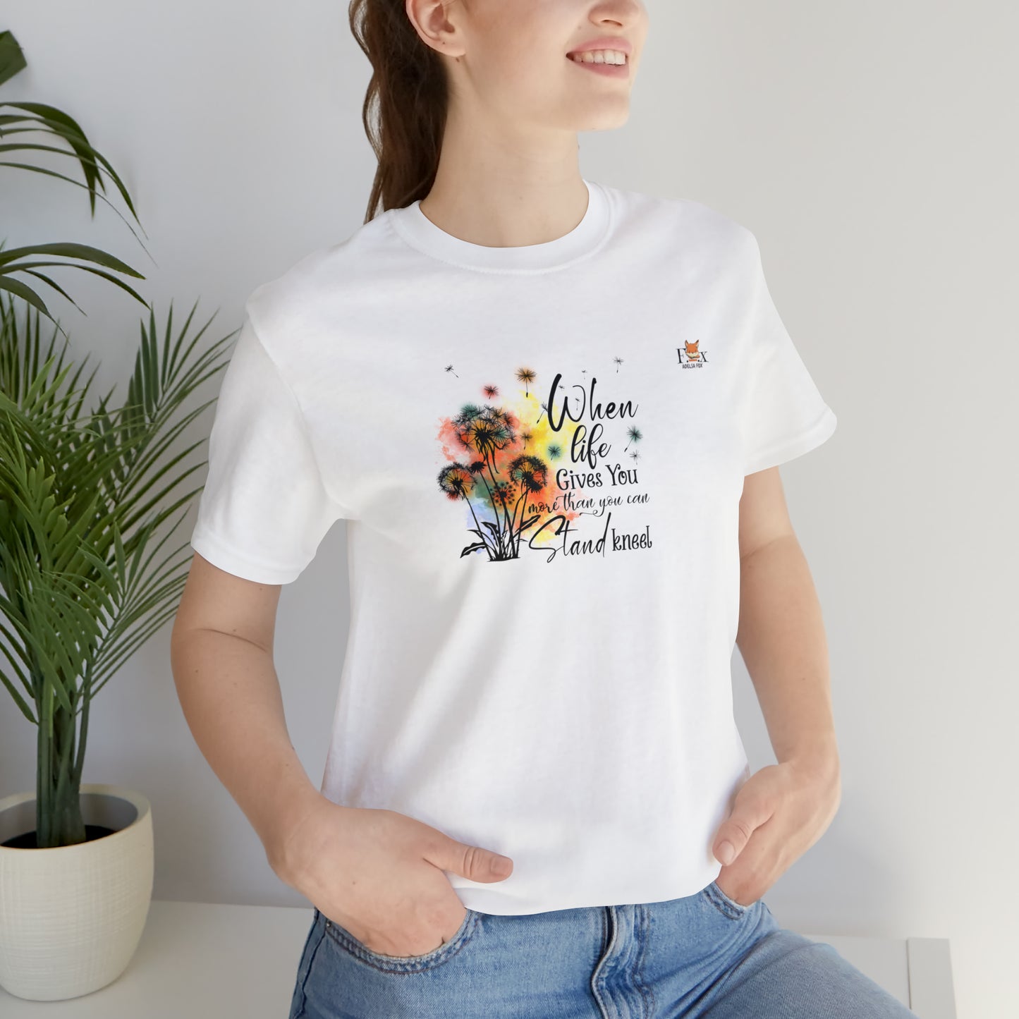 When life give you more than you can - Stand kneel-Unisex T-shirt
