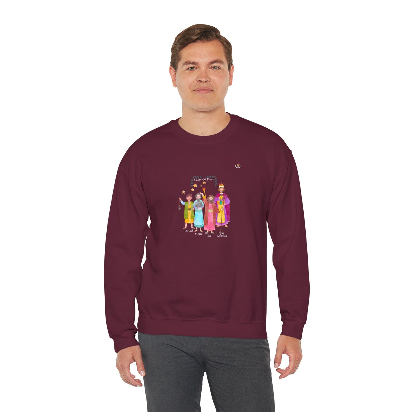 Men Of Faith- Unisex 2 sides -Crewneck Sweatshirt
