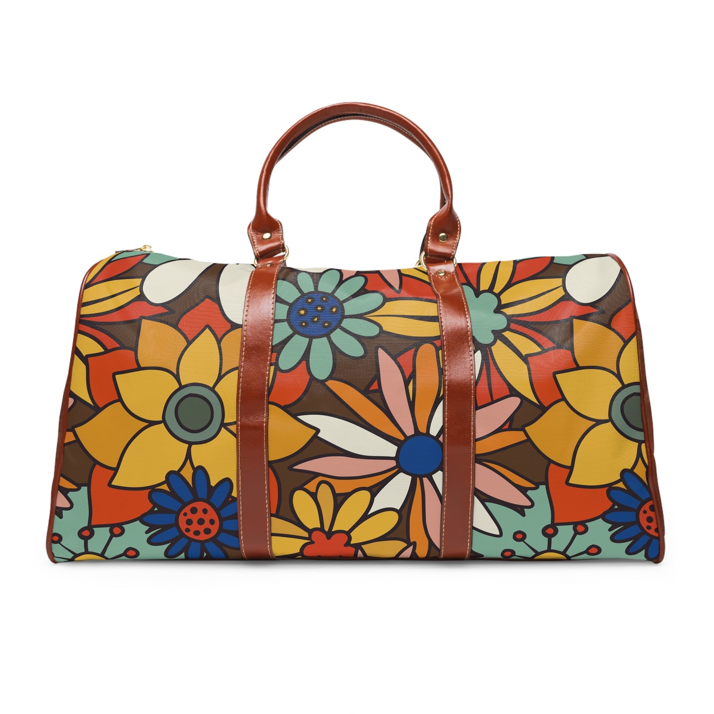 Peace & Love Vintage -Waterproof Travel Bag