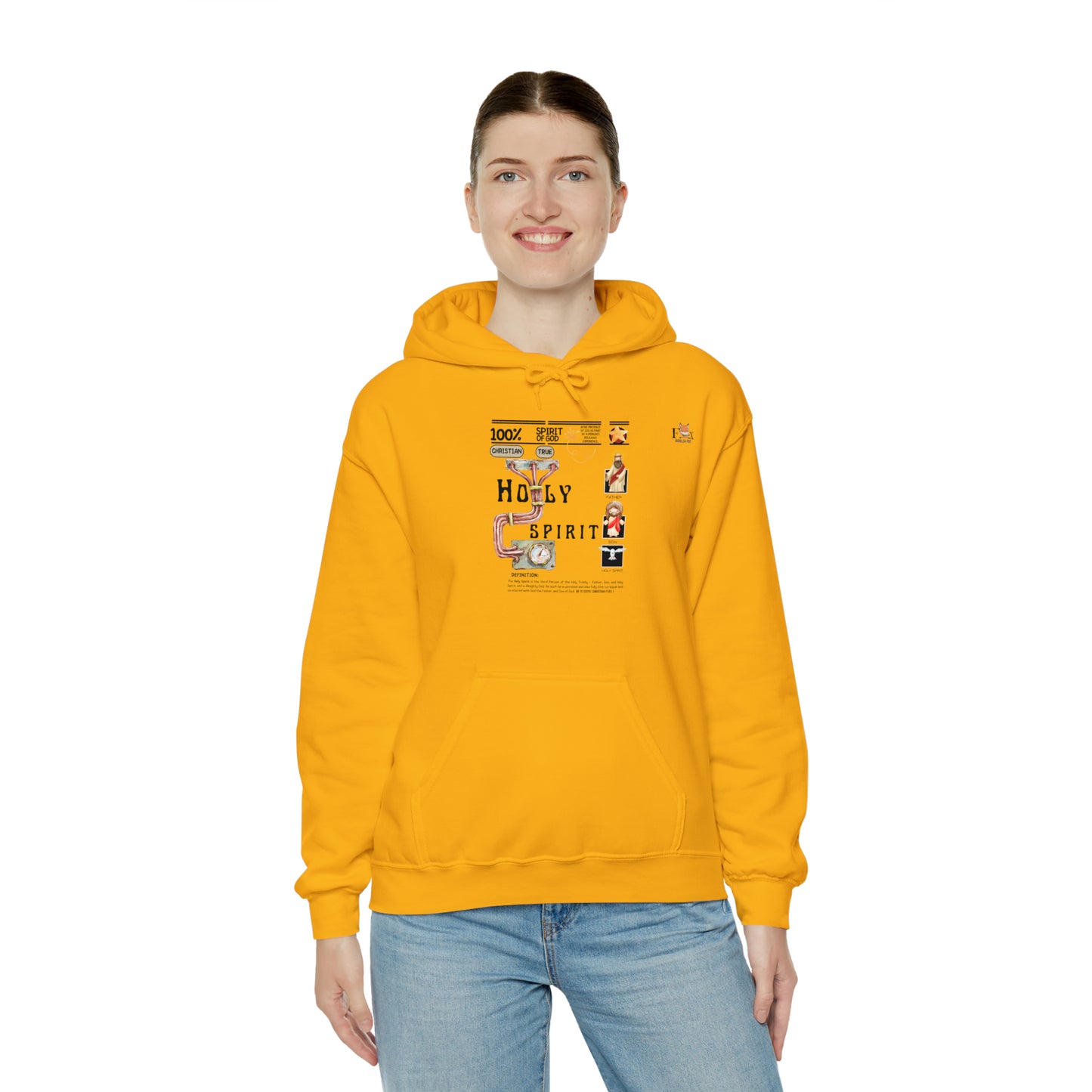 100% Holy Spirit- Unisex Hooded Sweatshirt