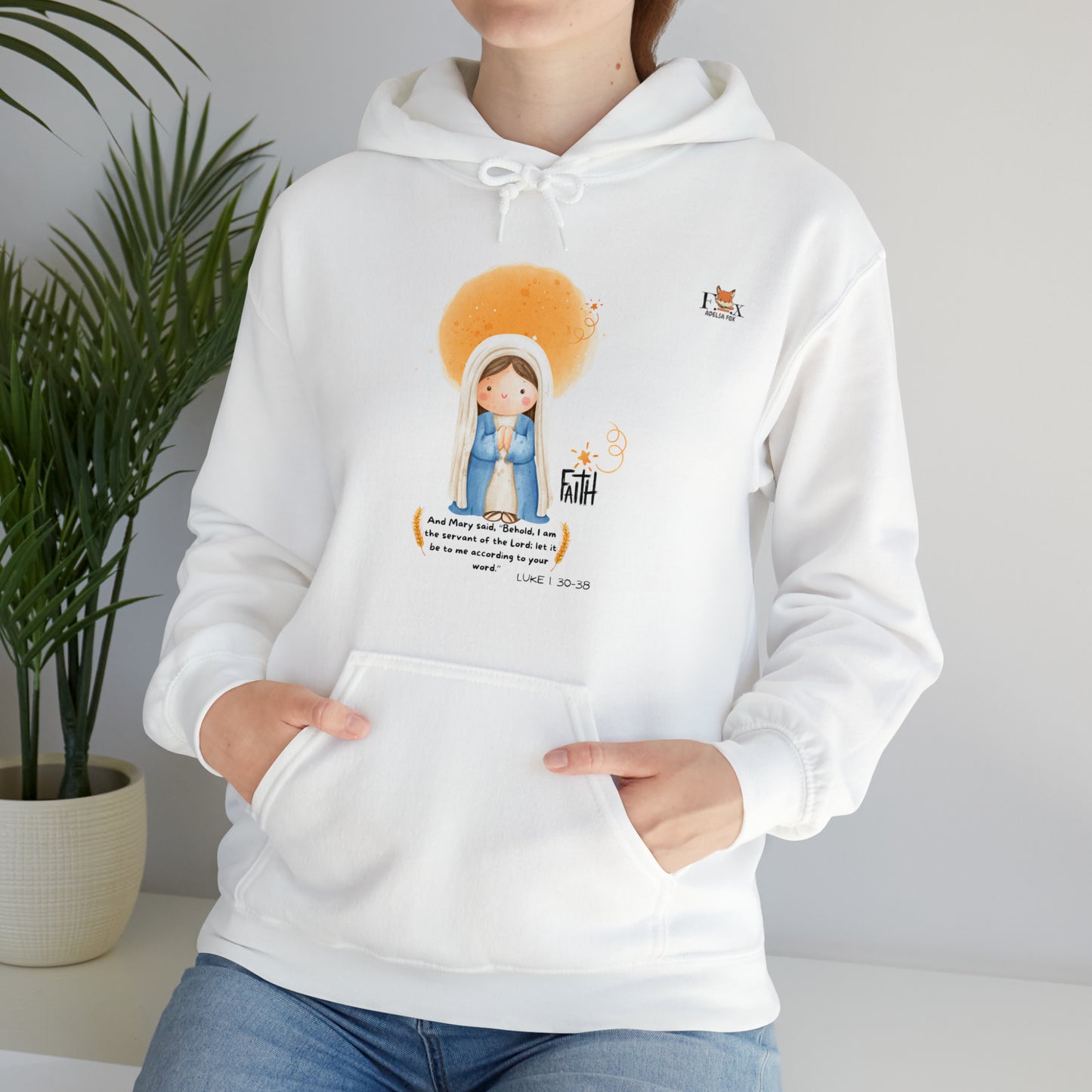 Mary Mother of God- Unisex Hooded Sweatshirt