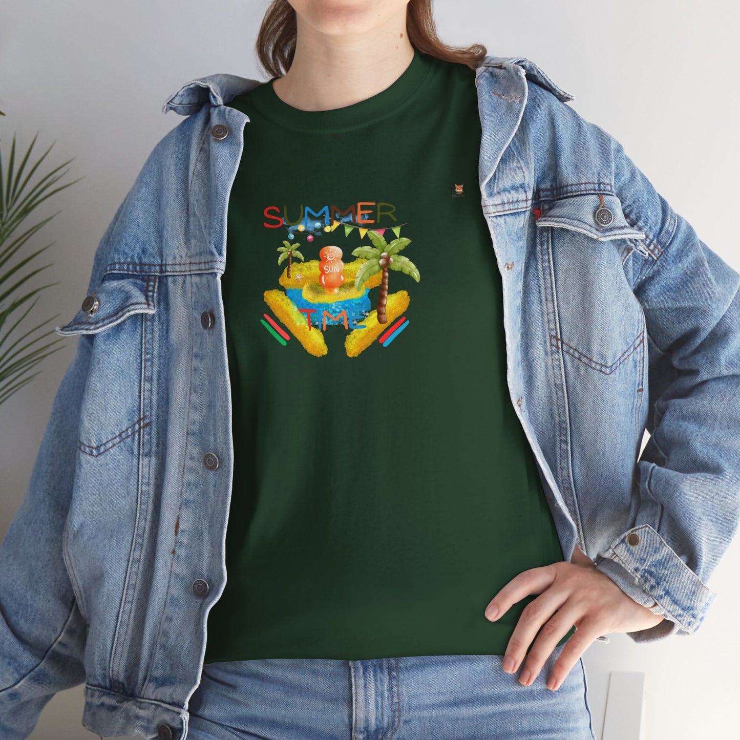 Tanning and Coconut Tree Good Time- T-Shirt