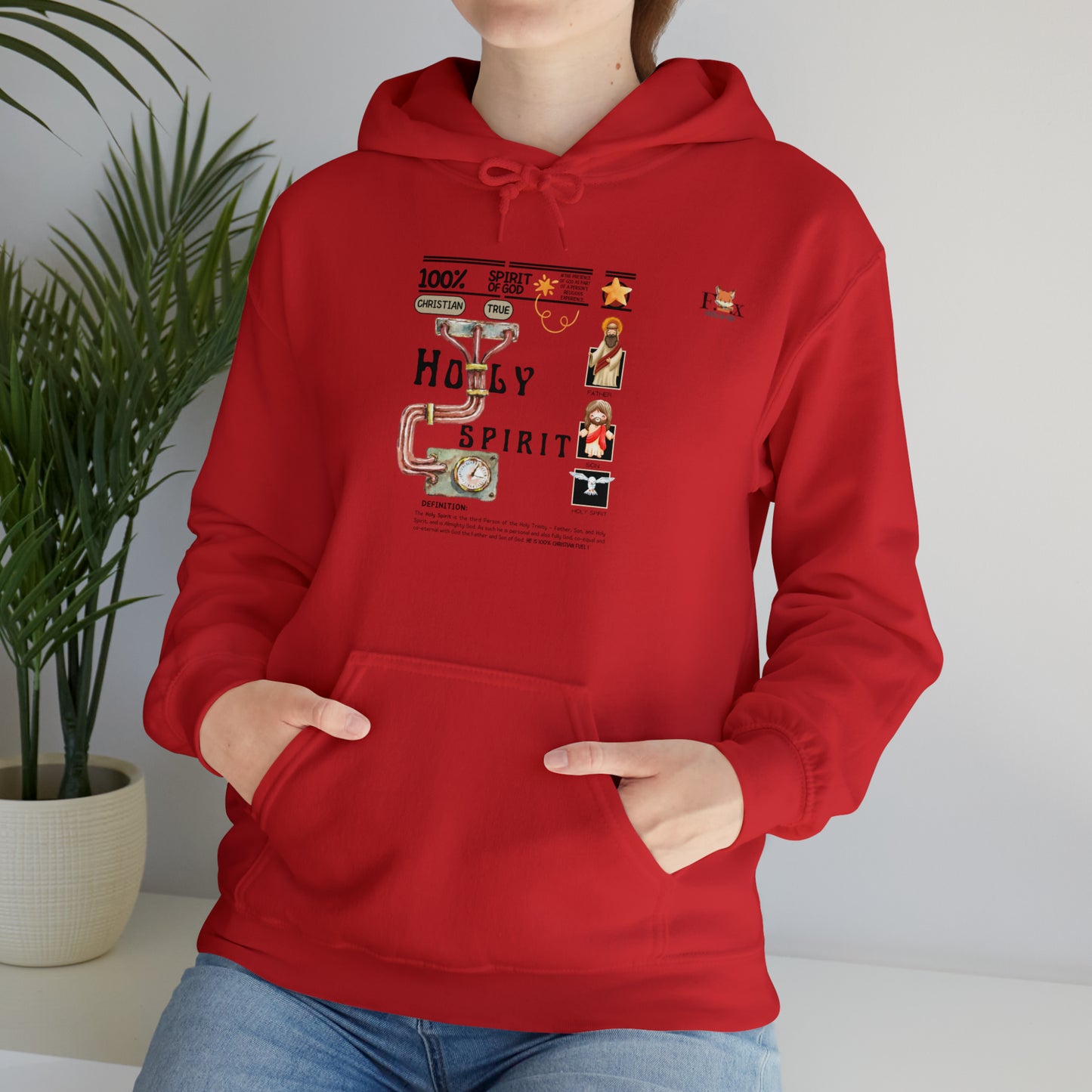 100% Holy Spirit- Unisex Hooded Sweatshirt