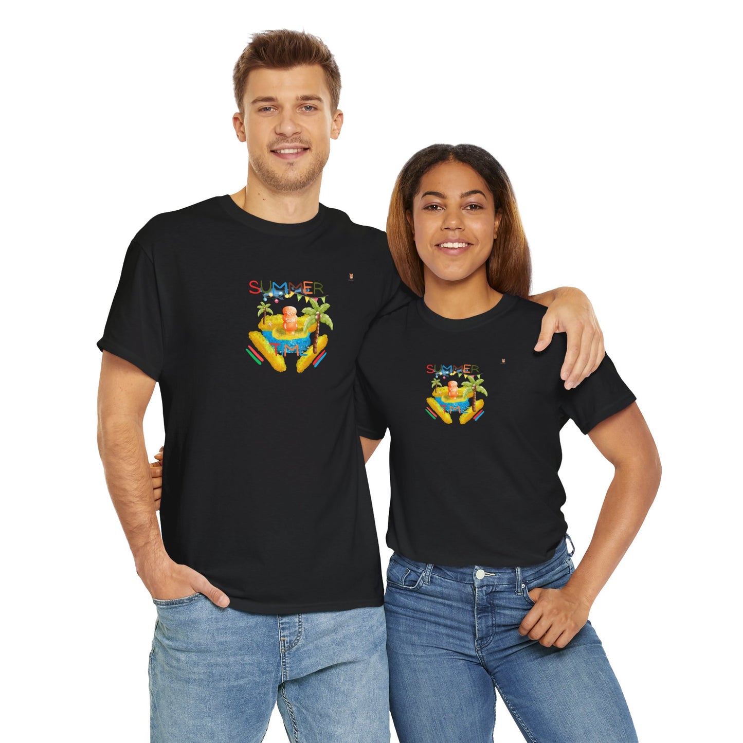 Tanning and Coconut Tree Good Time- T-Shirt