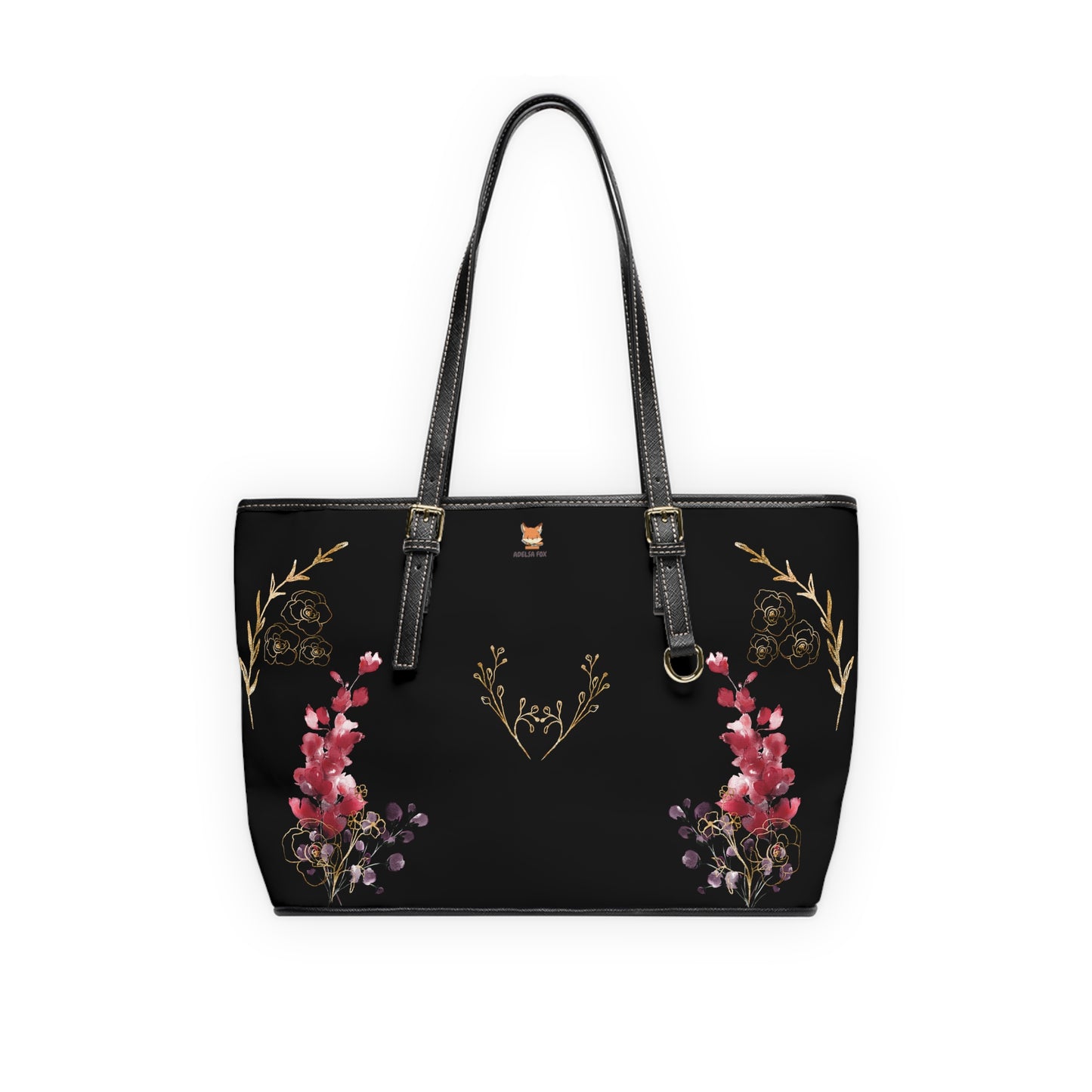 Flowereti 3 Gold Roses Collection Shoulder Bag
