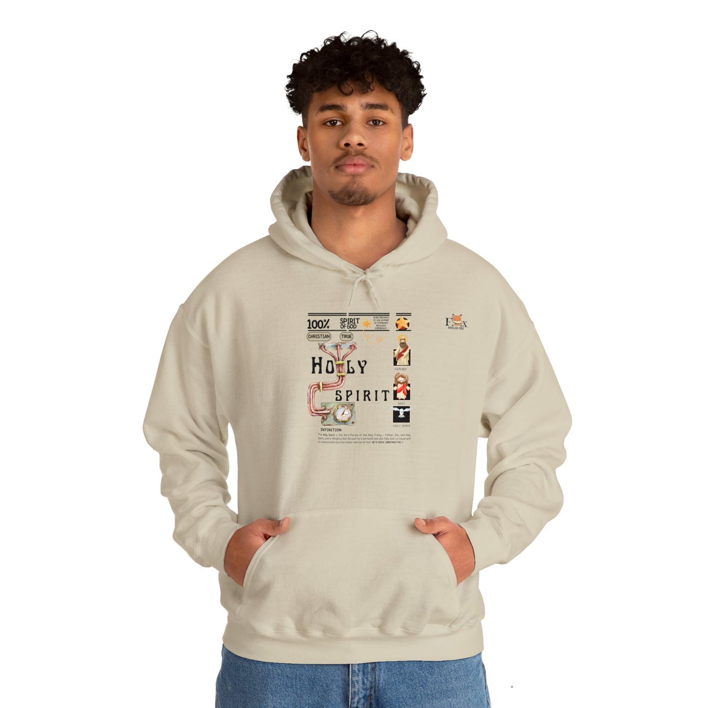 100% Holy Spirit- Unisex Hooded Sweatshirt
