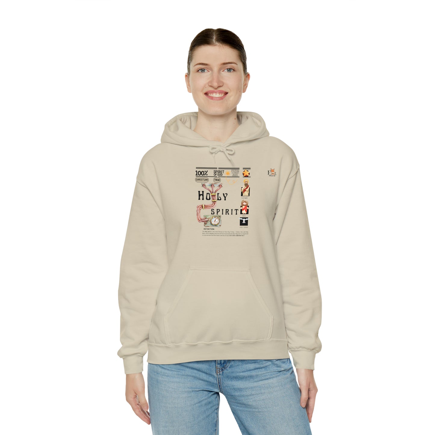 100% Holy Spirit- Unisex Hooded Sweatshirt