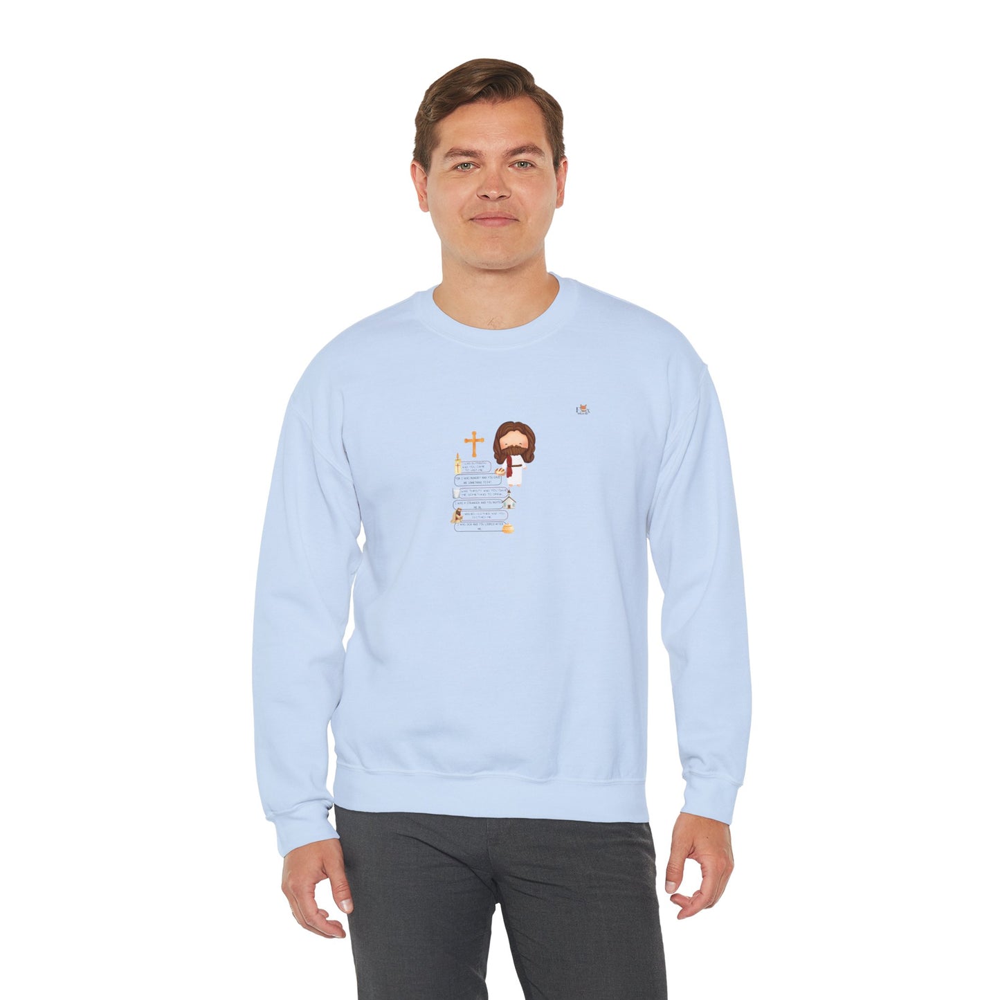 Love Your Neighbor- Unisex Crewneck Sweatshirt