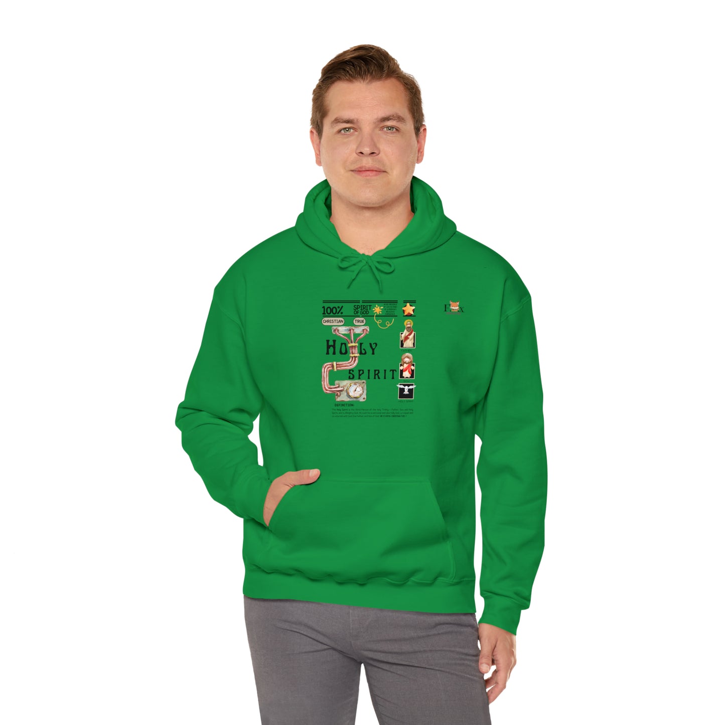 100% Holy Spirit- Unisex Hooded Sweatshirt