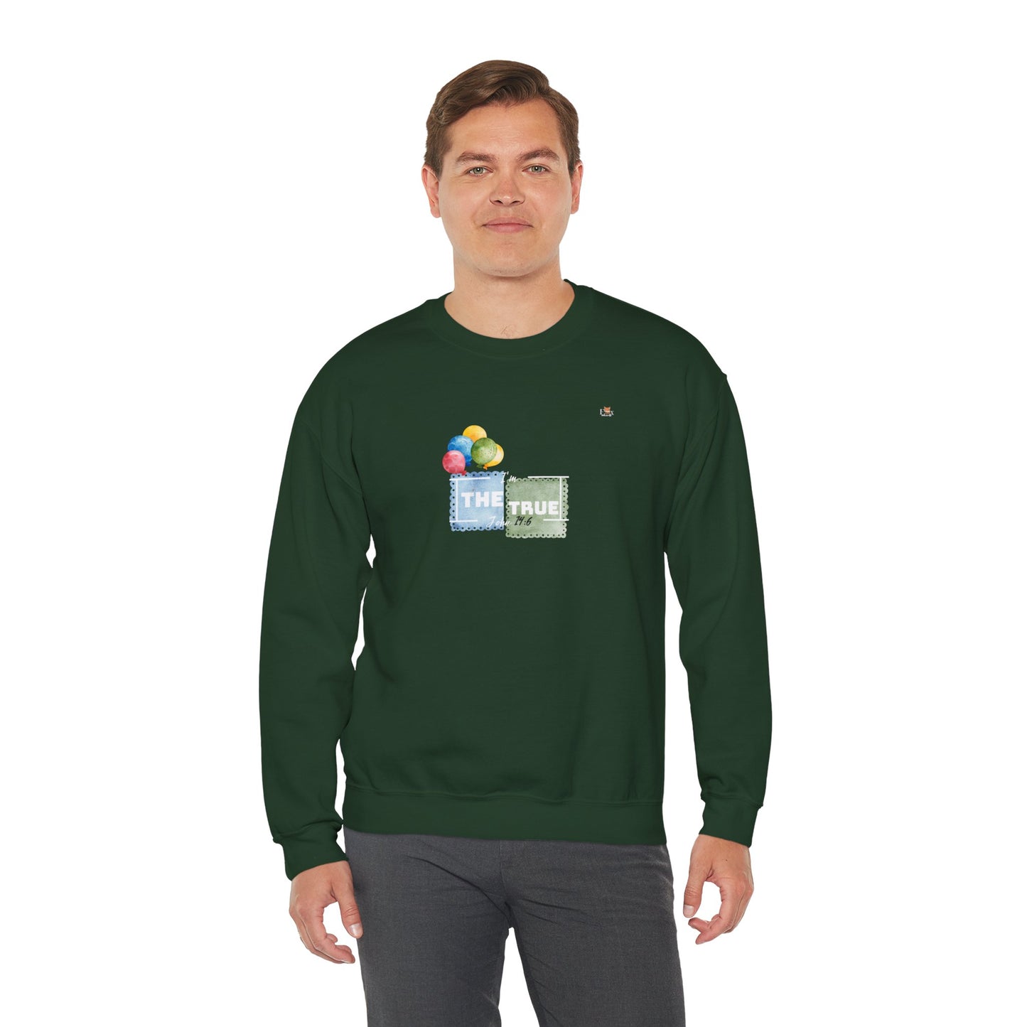 I Am The True- Balloons Edition- Unisex Crewneck Sweatshirt