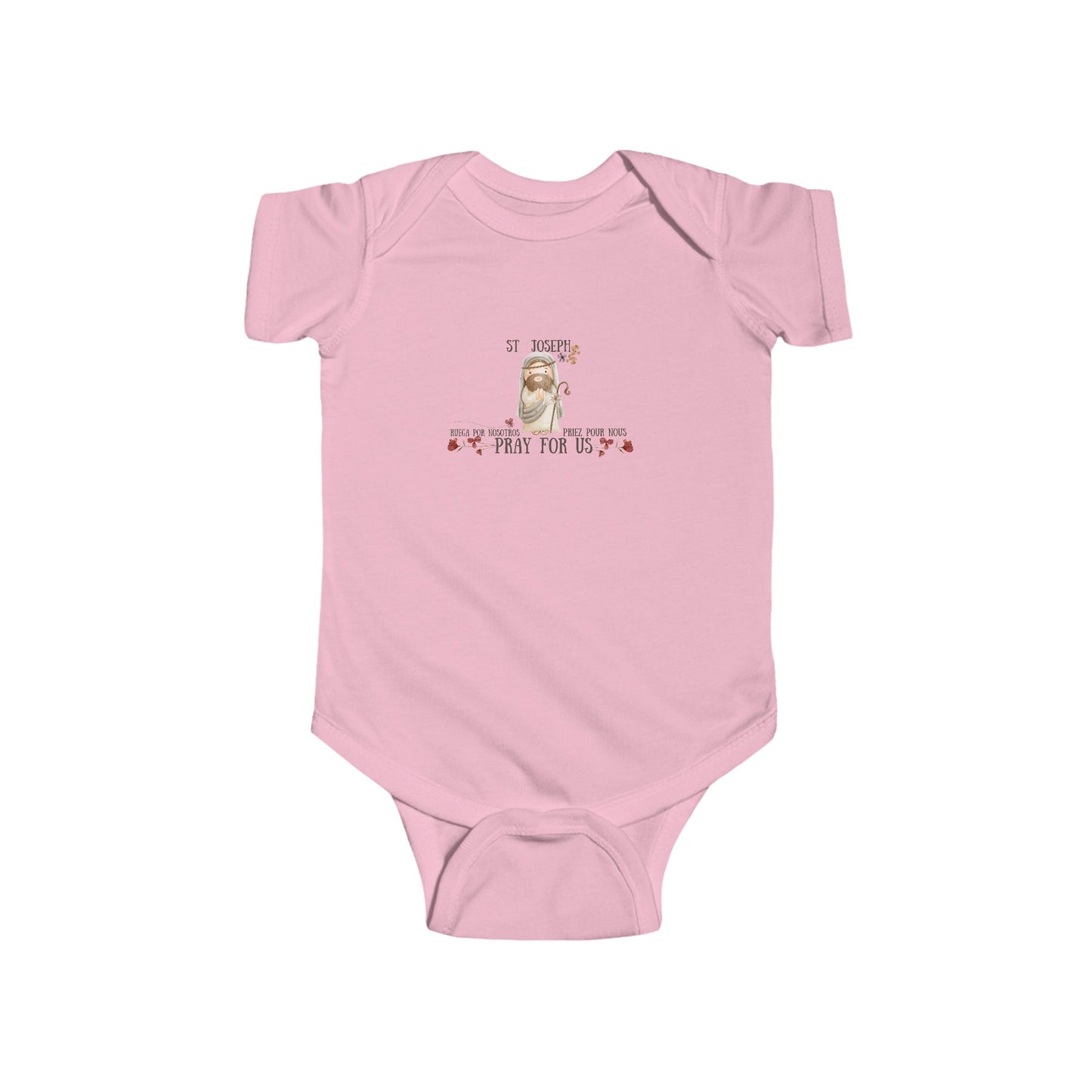 Saint Joseph Pray For Us- Unisex Infant Jersey Bodysuit