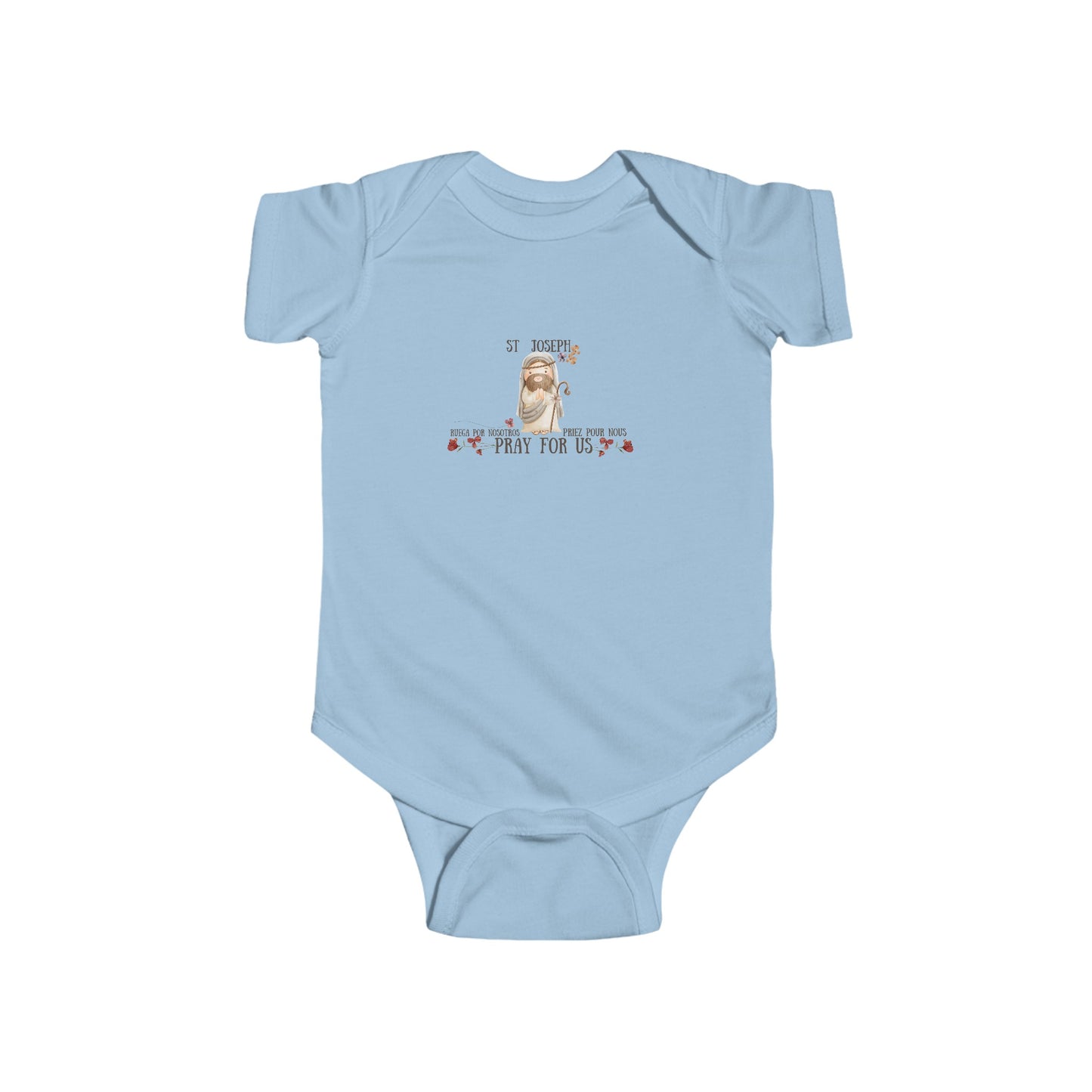 Saint Joseph Pray For Us- Unisex Infant Jersey Bodysuit