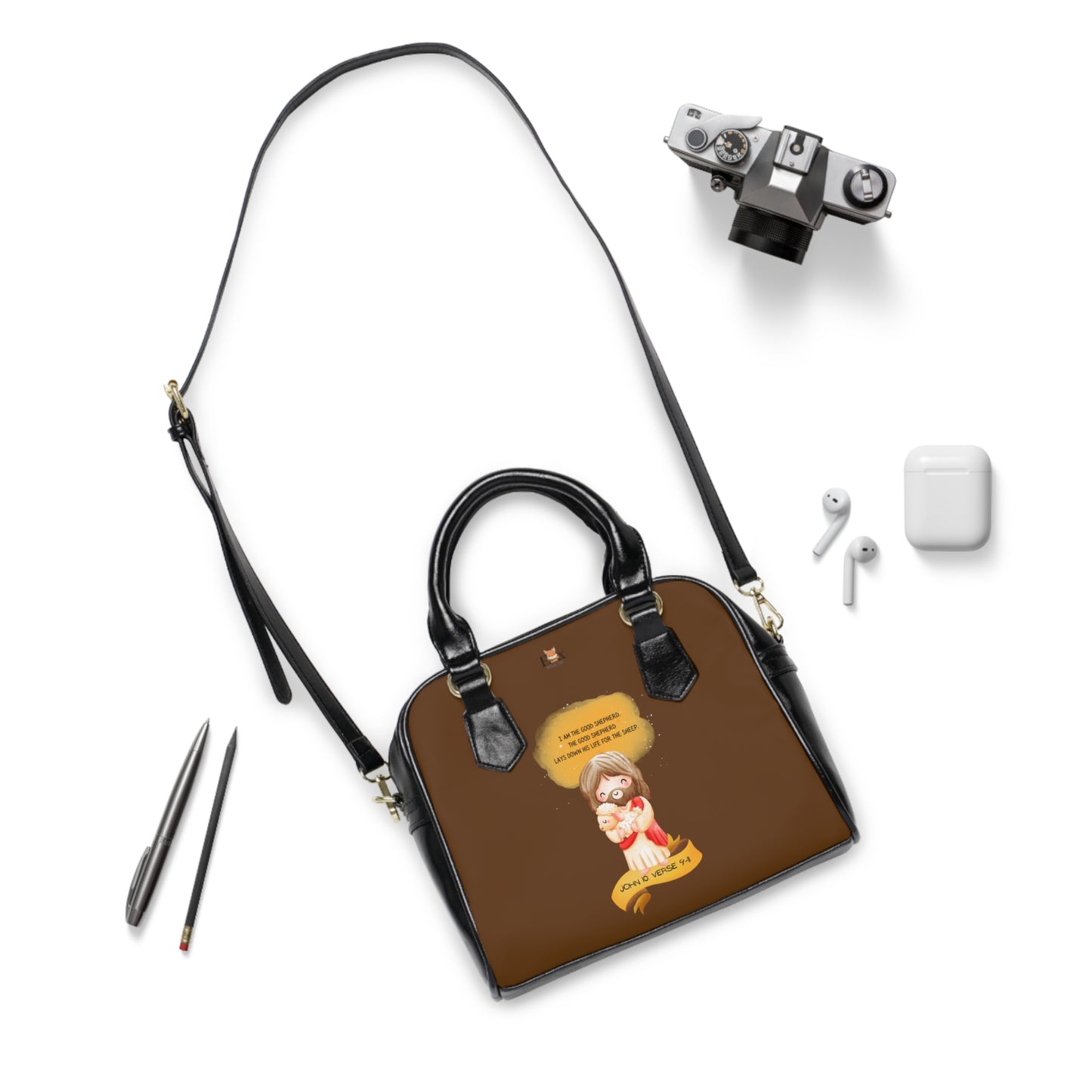 The Good Shepherd- 2 design- Shoulder Handbag