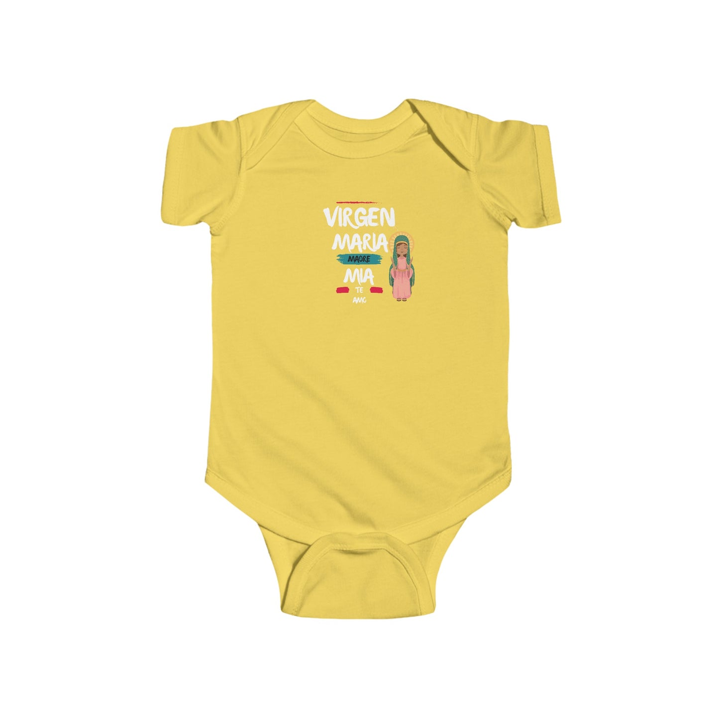 Virgen Maria Te Amo- Unisex Infant Jersey Bodysuit
