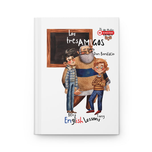 Los tres Amigos English -Hardcover Journal Note Book