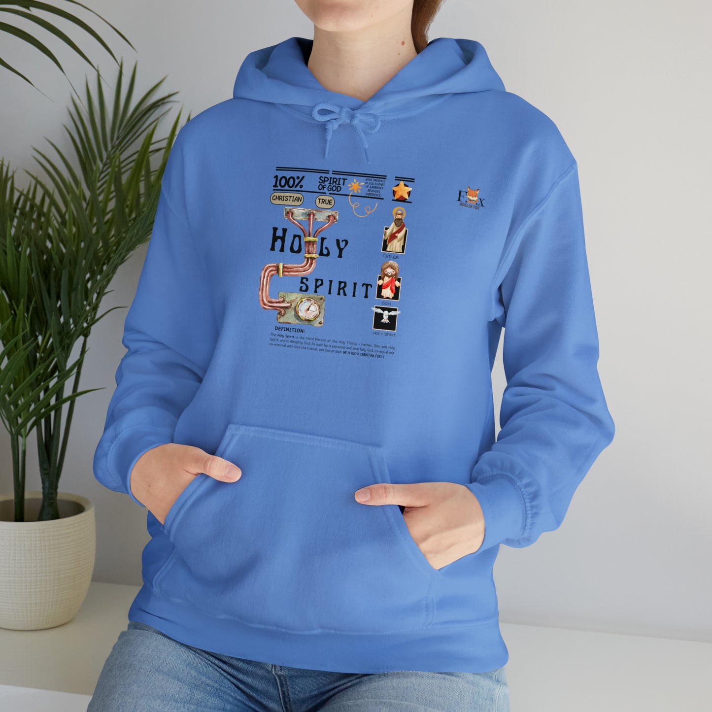 100% Holy Spirit- Unisex Hooded Sweatshirt