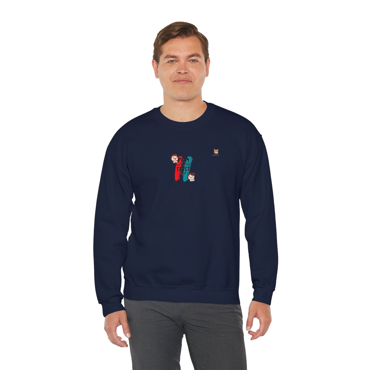 Trust God- Unisex Crewneck Sweatshirt