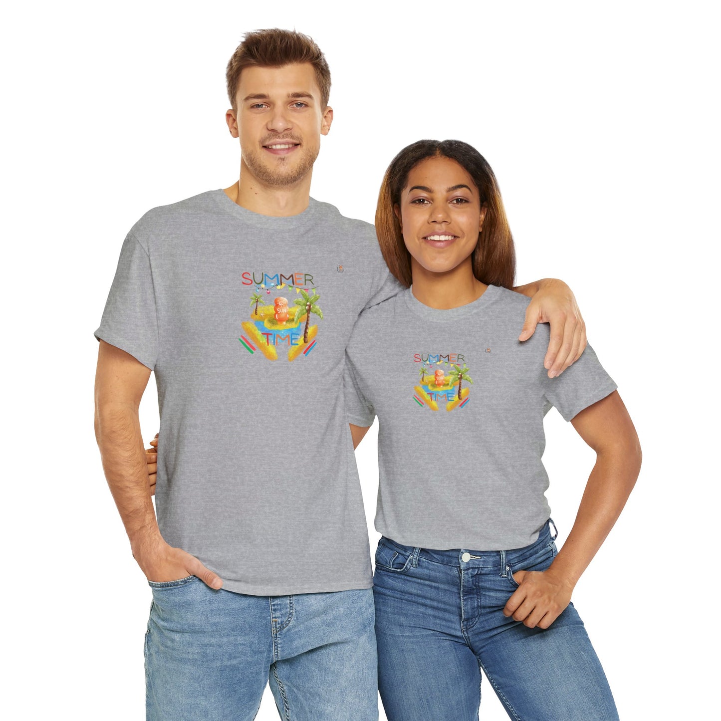 Tanning and Coconut Tree Good Time- T-Shirt