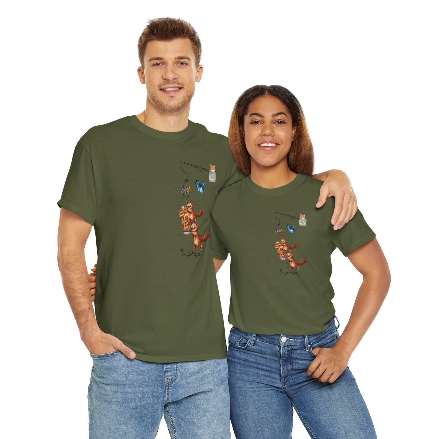 Go Fishing Good Time- T-Shirt