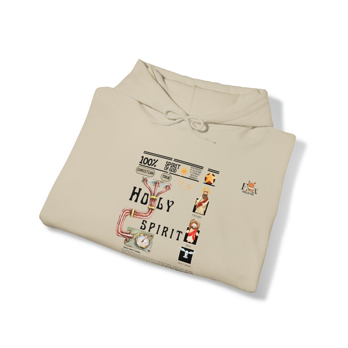 100% Holy Spirit- Unisex Hooded Sweatshirt