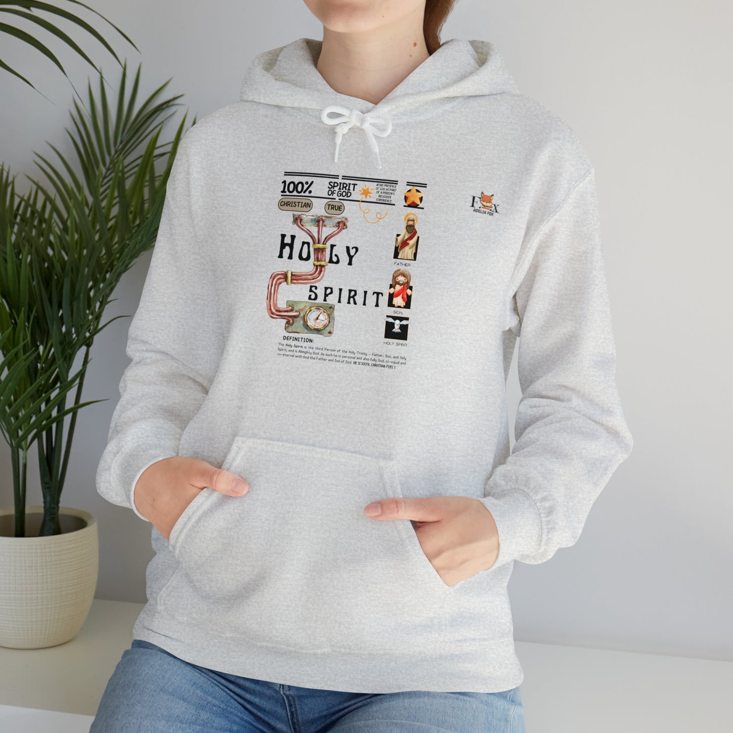 100% Holy Spirit- Unisex Hooded Sweatshirt