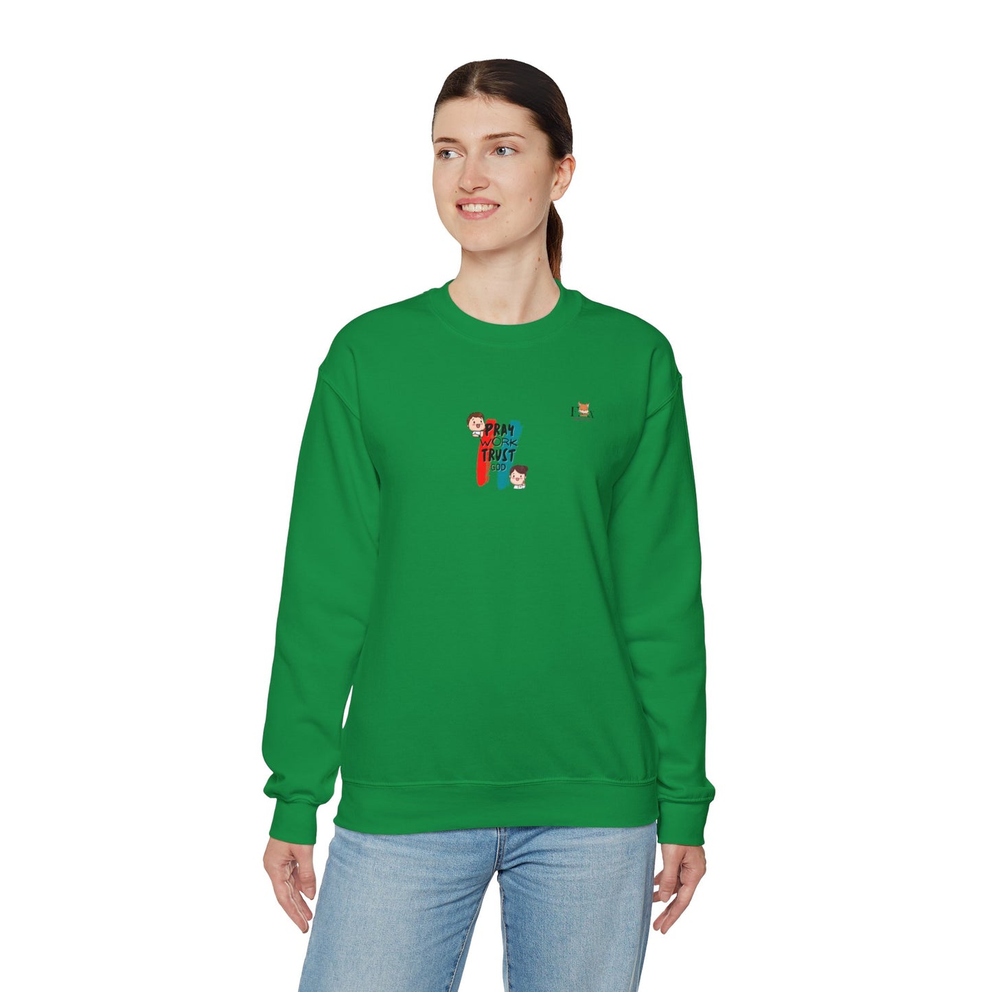 Trust God- Unisex Crewneck Sweatshirt