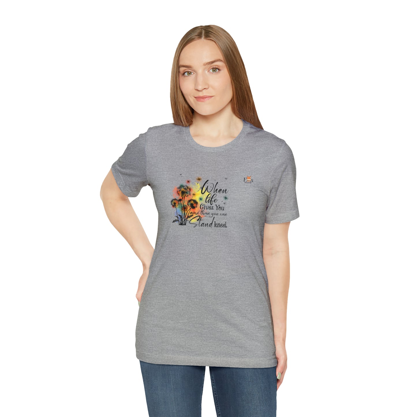 When life give you more than you can - Stand kneel-Unisex T-shirt