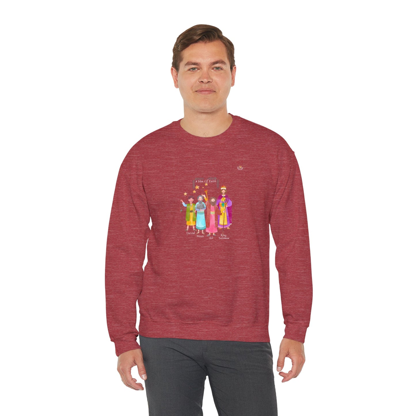 Men Of Faith- Unisex 2 sides -Crewneck Sweatshirt