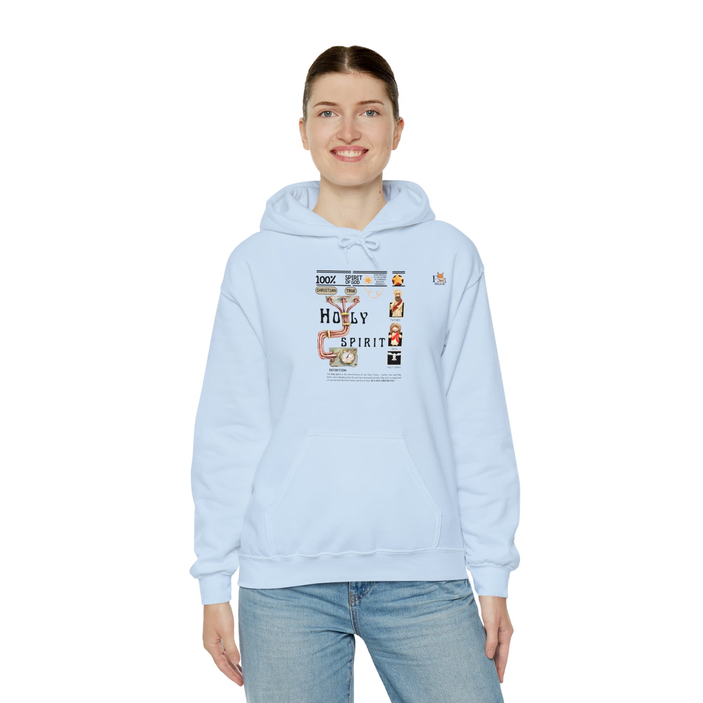 100% Holy Spirit- Unisex Hooded Sweatshirt
