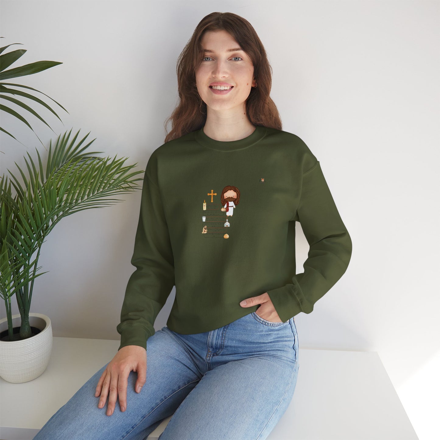 Love Your Neighbor- Unisex Crewneck Sweatshirt