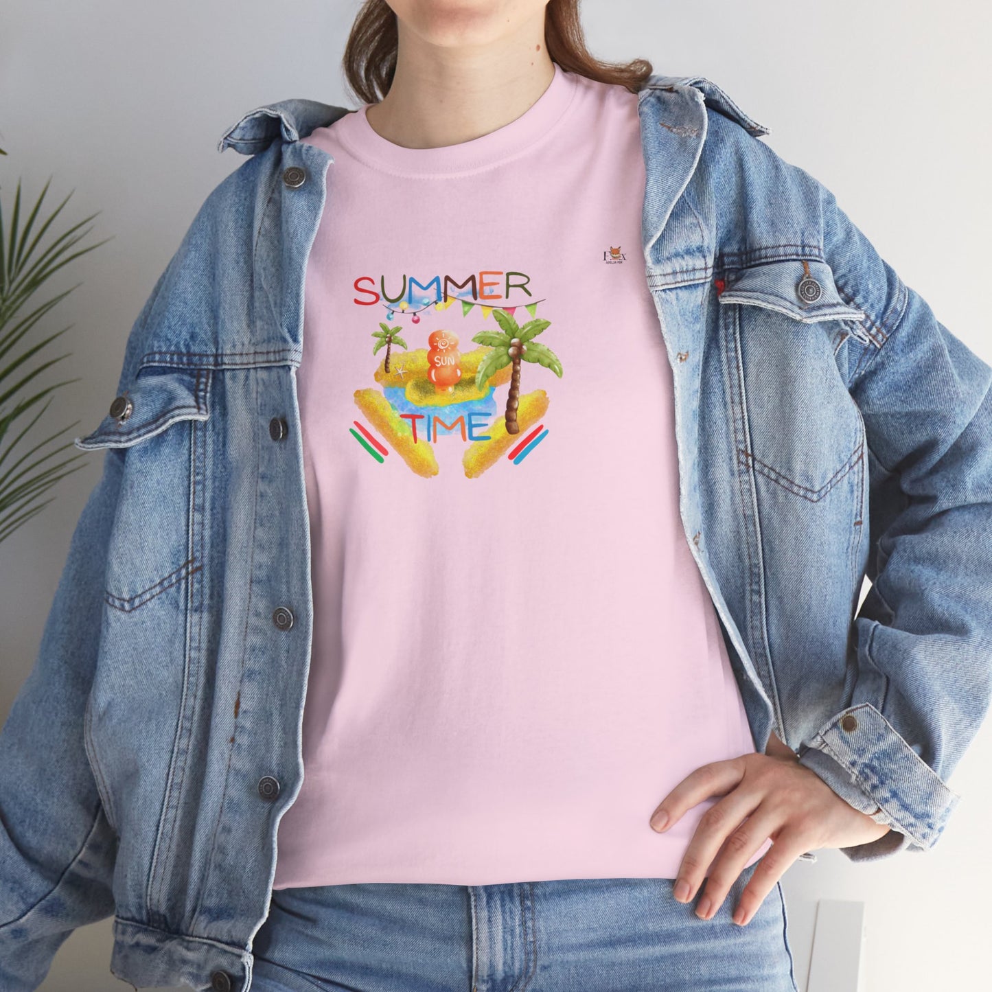 Tanning and Coconut Tree Good Time- T-Shirt