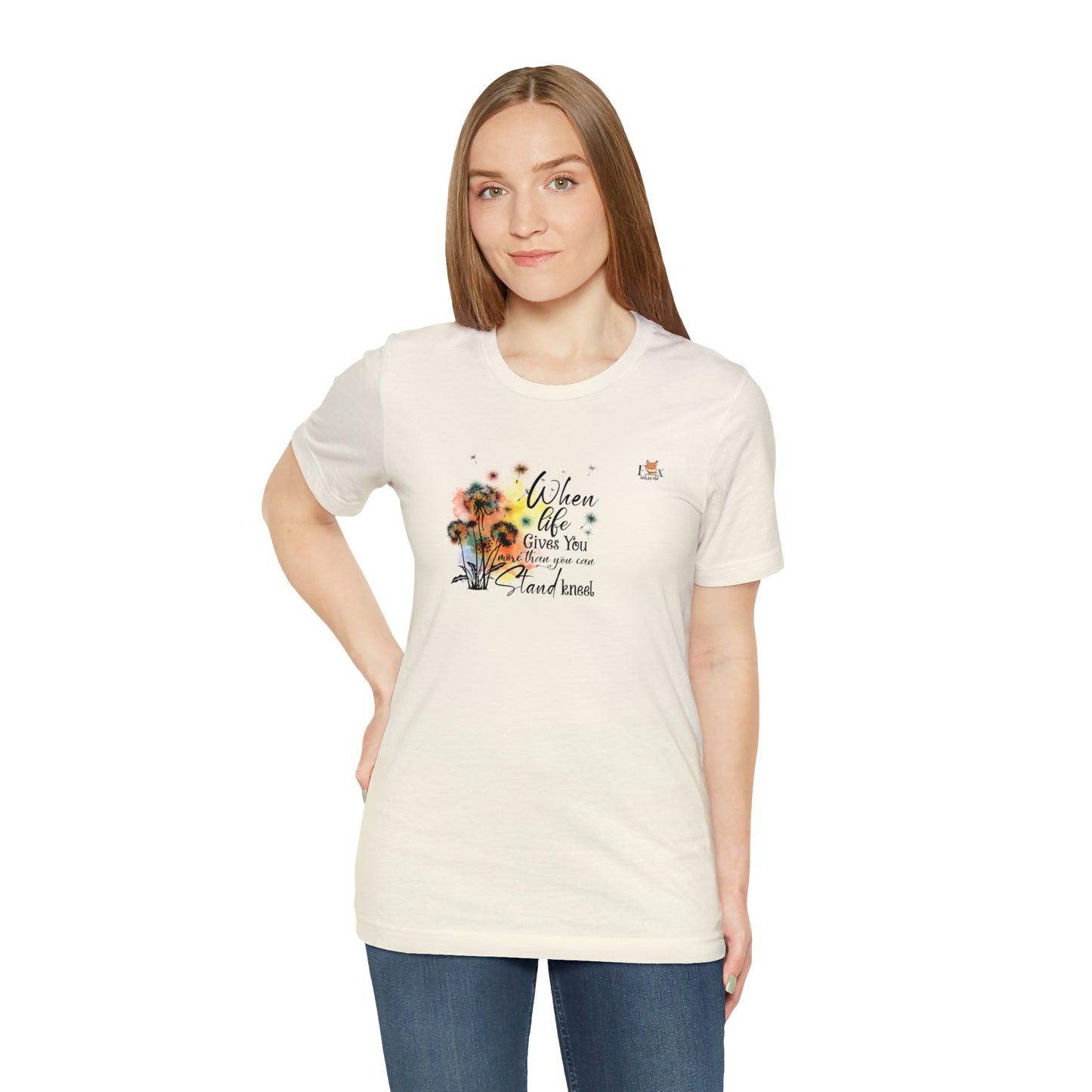 When life give you more than you can - Stand kneel-Unisex T-shirt