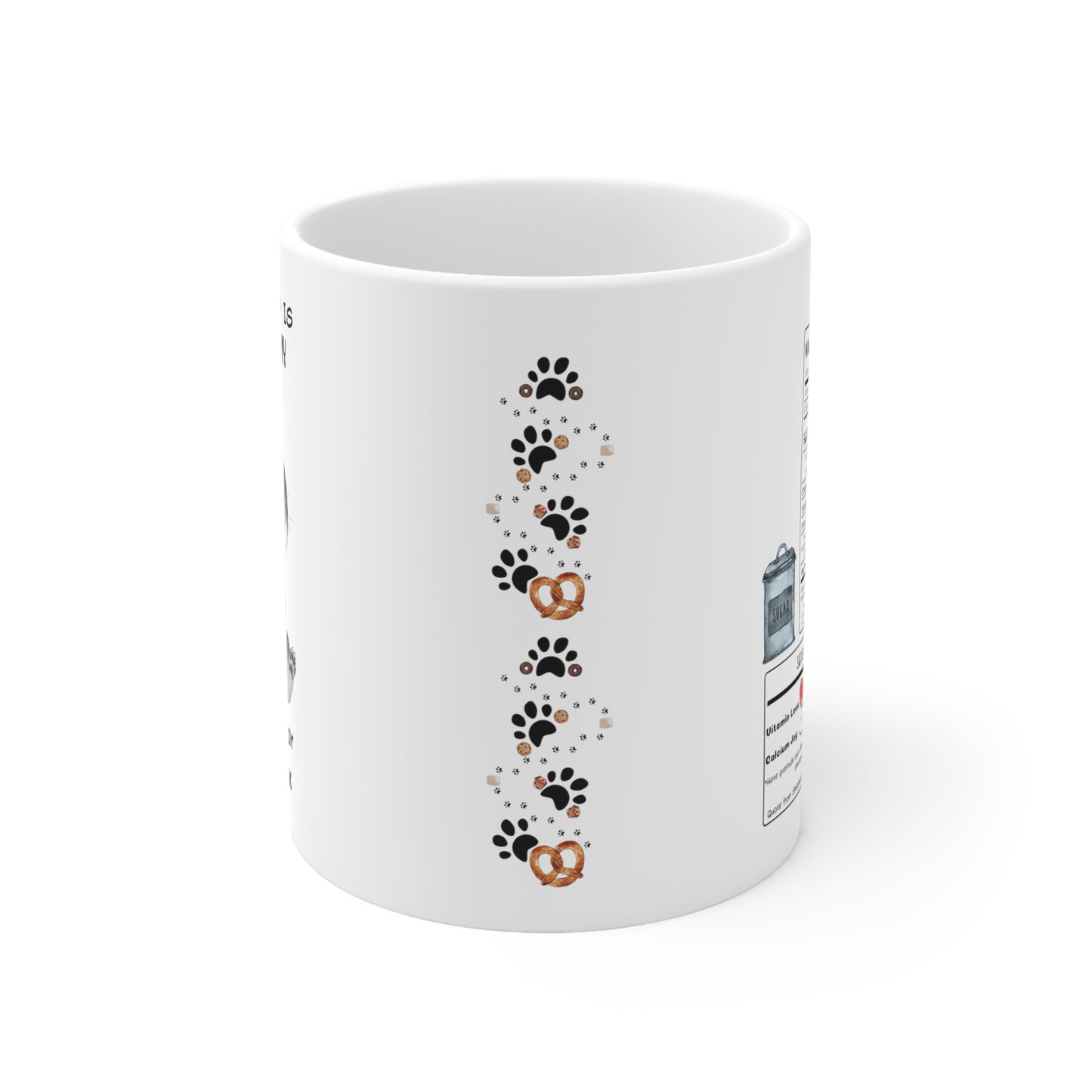 All i need is coffee and my dog - Husky Ceramic Mug 11oz