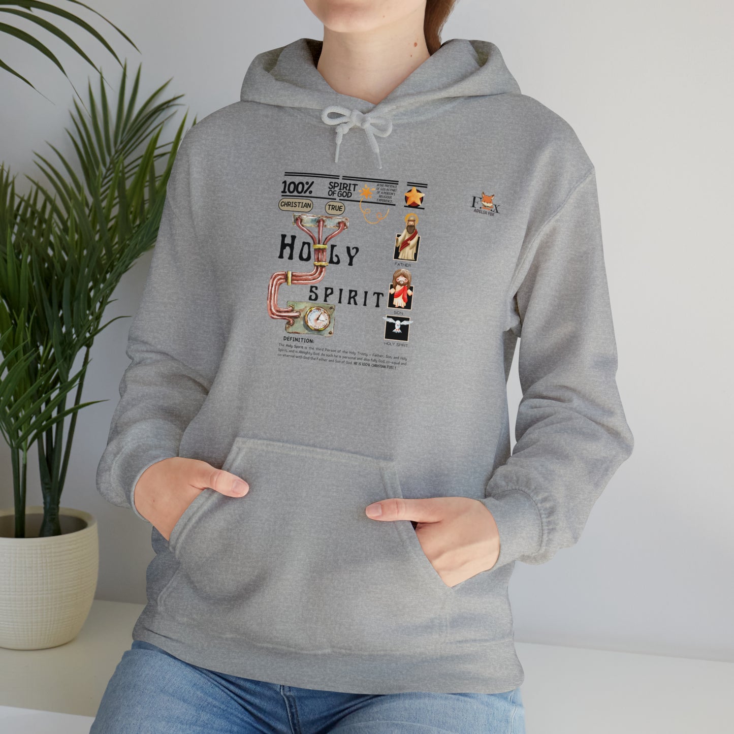 100% Holy Spirit- Unisex Hooded Sweatshirt