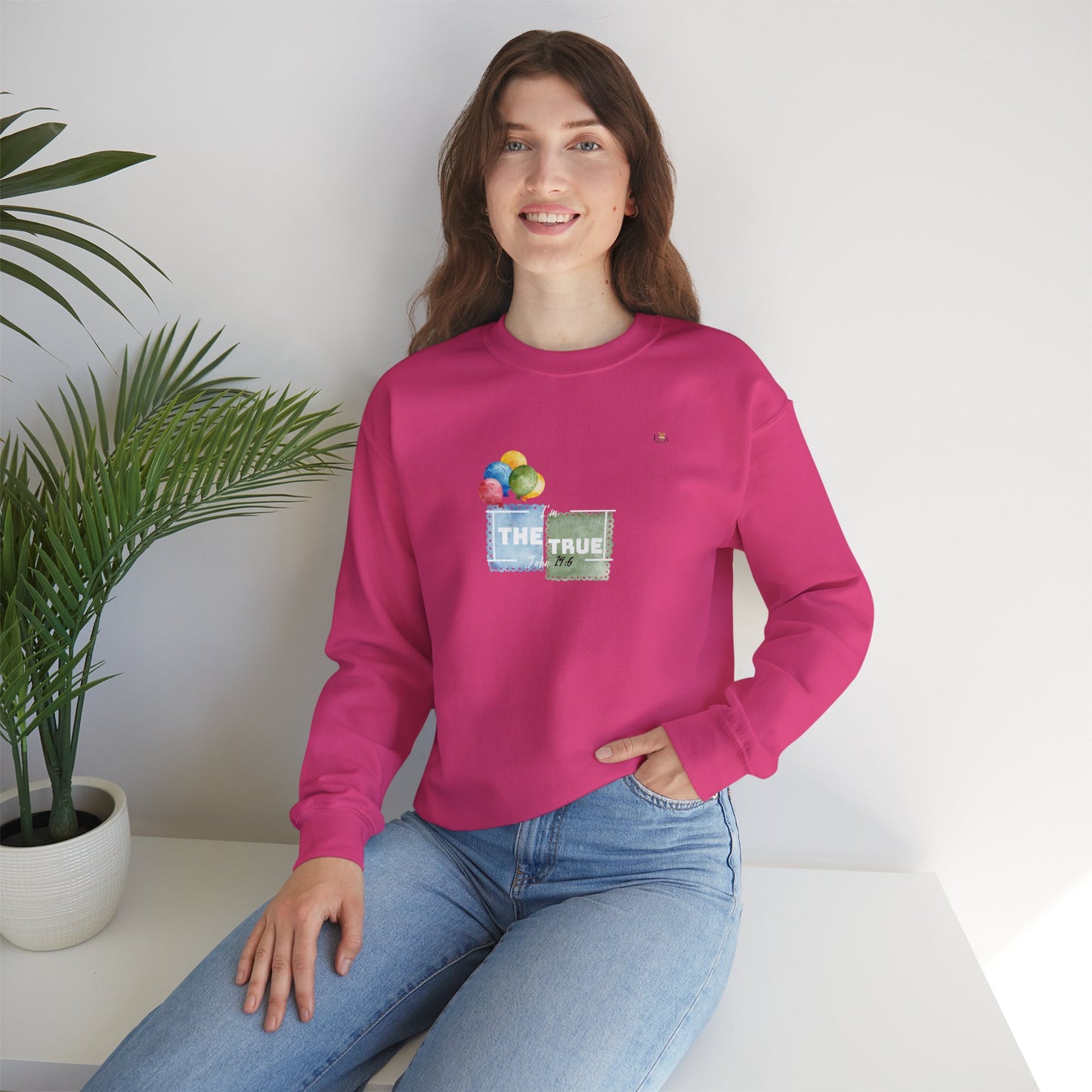 I Am The True- Balloons Edition- Unisex Crewneck Sweatshirt