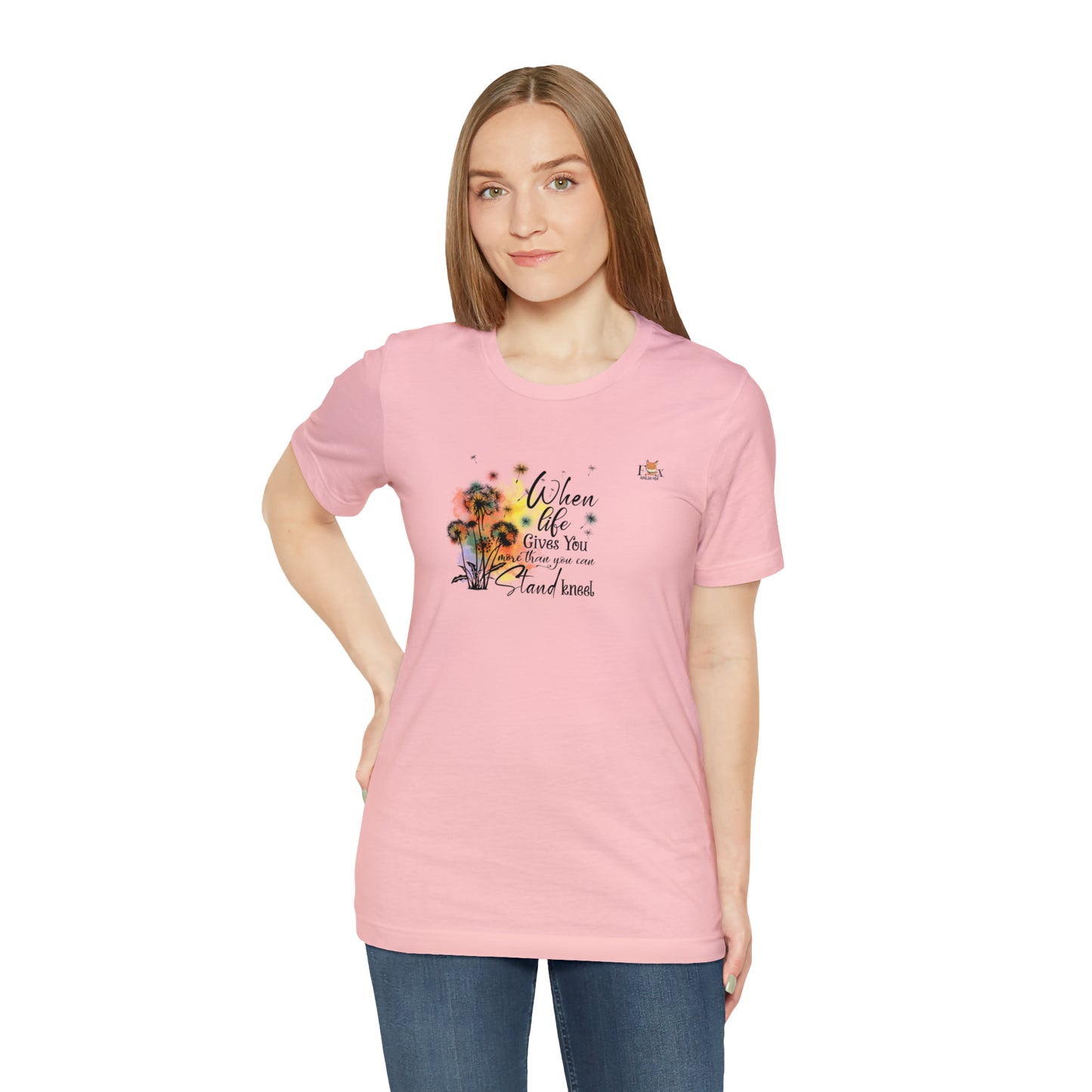 When life give you more than you can - Stand kneel-Unisex T-shirt