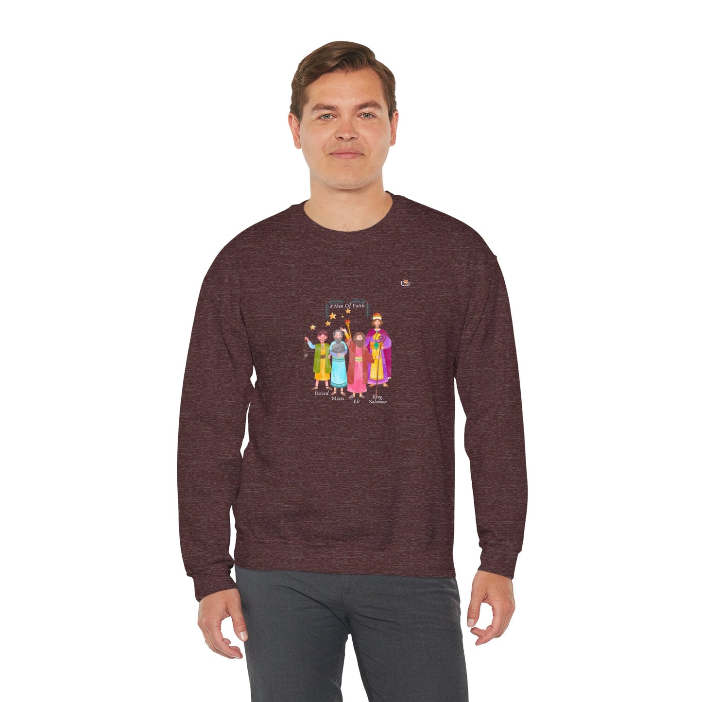 Men Of Faith- Unisex 2 sides -Crewneck Sweatshirt