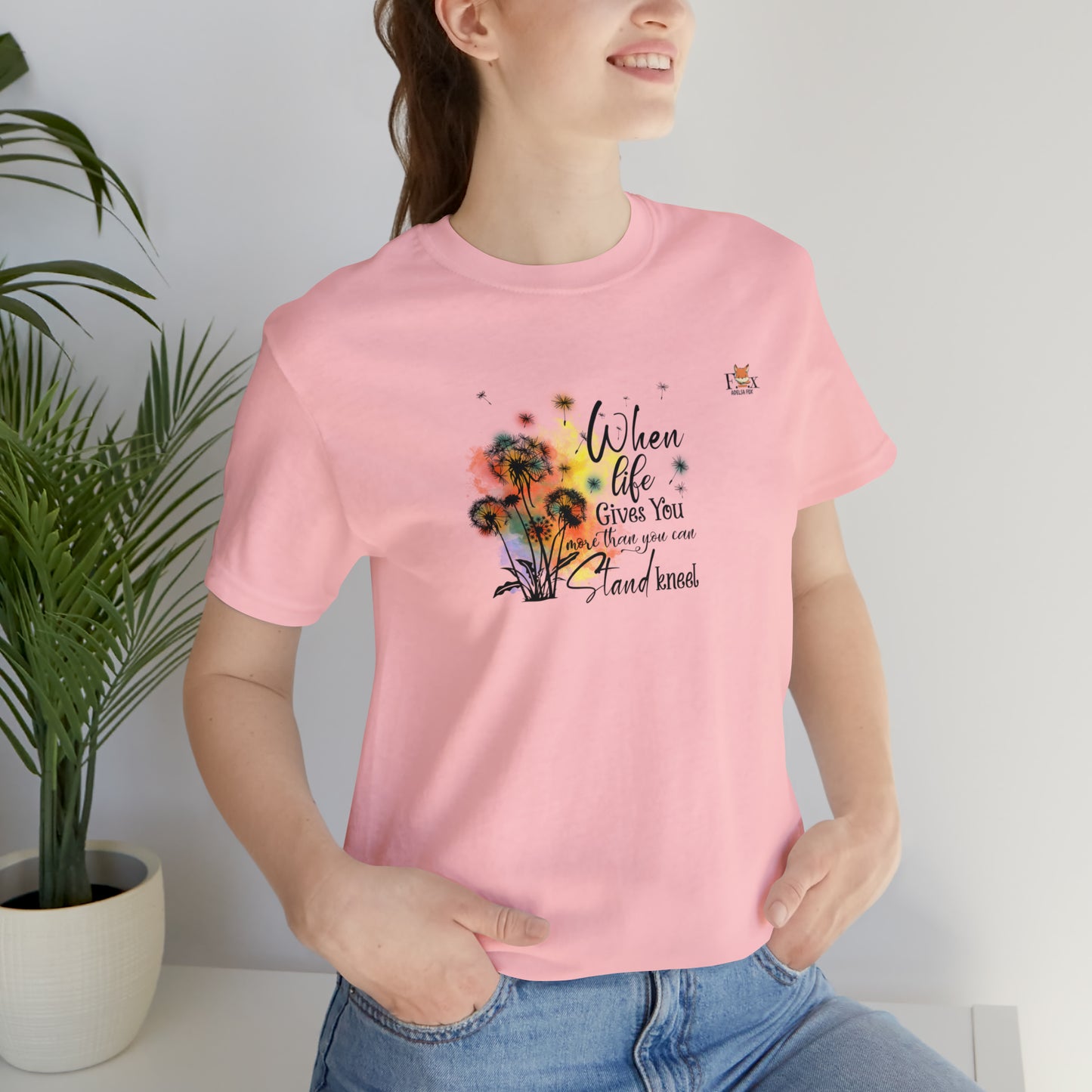 When life give you more than you can - Stand kneel-Unisex T-shirt